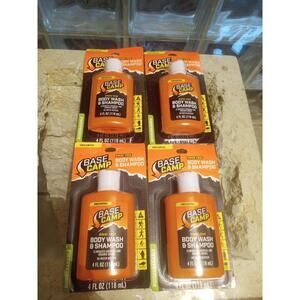 (4) Pack Dead Down Wind Body Wash Hair Shampoo Unscented Eliminates Odors  4 0Z